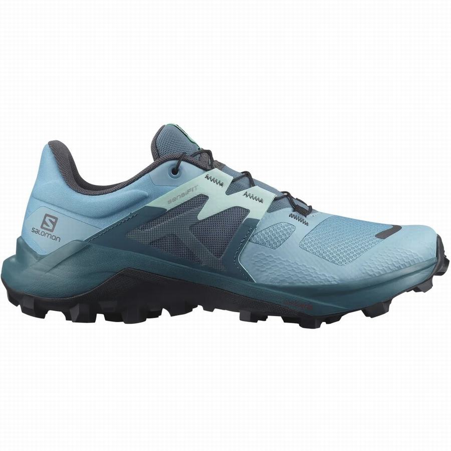 Salomon Wildcross 2 Trailschoenen Dames Turquoise (NAM6553RH)